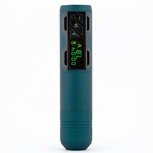 EZ <span class=keywords><strong>Portex</strong></span> Generation 2S (P2S) Drahtlose Batterie patrone Tattoo Pen Machine Kunden spezifischer Schweizer Motor Matte Xmas Green 1800 MAH - Product Image 1