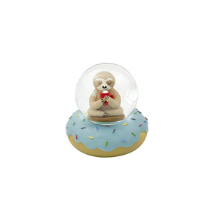 Wholesale Custom Resin Hand-painted Sculpture Mini <strong>Snow</strong> Globe <strong>Art</strong> Collectible for Christmas Tree Hanging Ornament - Product Image 1