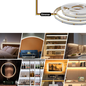 แอดแอลอีดีสตริปคอบไม่มีจุด640LED // M CCT แถบแอลอีดีมีความยืดหยุ่นนำแสงด้านข้างสำหรับชั้นวางป้าย DC24V ที่มีความยืดหยุ่นซังนำแถบ - Product Image 6