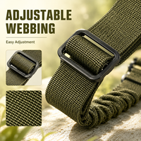 Sangle tactique réglable à deux points avec attaches pivotantes, accessoires tactiques très vendus