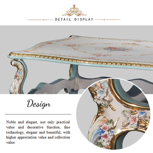 Yips LD-1203-0203 serie francese tavolino dipinto a mano con motivo a Rose in resina intaglio in stile tradizionale <span class=keywords><strong>mobili</strong></span> in <span class=keywords><strong>legno</strong></span> per la casa - Product Image 5