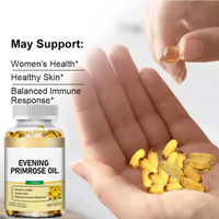 Supplément à base de plantes Ausreson OEM Huile d'onagre Softgel 1000mg Naturel pur en vrac Huile d'onagre Halal Capsule Softgel