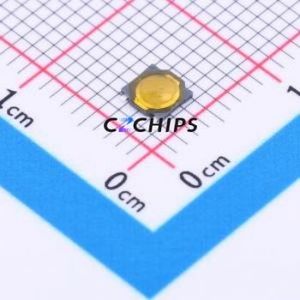 TD-1199UR-160 Tactile Switch SMD Switch Single Pole Single Throw Round Button 1.6N Vertical Mount - Product Image 1