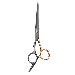Ciseaux de coiffure professionnels en acier inoxydable à long manche pour femmes et hommes, usage domestique et en salon, logo personnalisé et C - Product Image 4