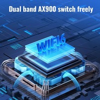 Tarjeta de Red Inalámbrica AX900 Dos en Uno BT WIFI USB de Doble Frecuencia Interna para Computadoras de Escritorio/Portátiles