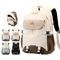 Sac à dos léger et tendance pour étudiants, sac à dos de sport imperméable de haute qualité avec bandoulière réglable, sac portable pour ordinateur portable