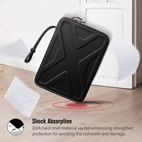 Housse de protection rigide pour ordinateur portable EVA imperméable et antichoc pour Macbook 15 pouces sac de transport LBX0113-2