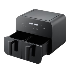 Friteuse à air double pot sans huile 9L à écran tactile électromécanique intelligent de grande capacité - Product Image 2