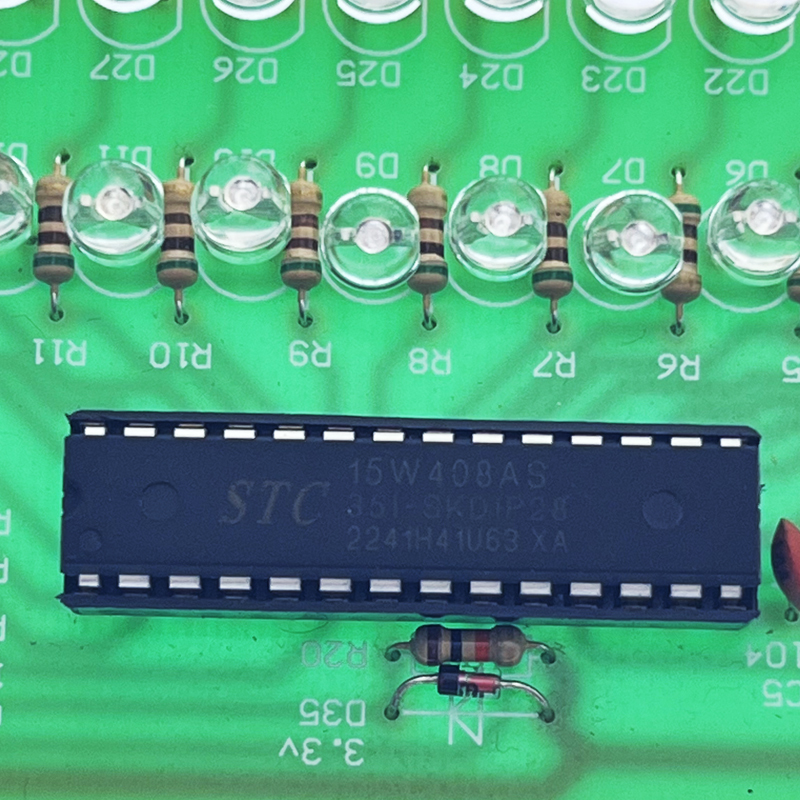 MCU Control Display 16 LED Dual Channel VU Meter Level Indicator - MCU