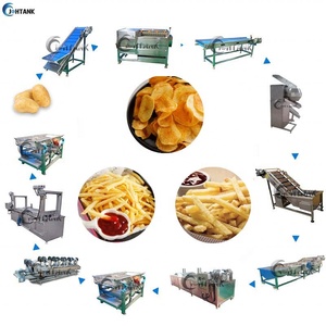 Best Selling Automatic Industrial Potato <strong>Chips</strong> Frozen French Fries Line New <strong>Fryer</strong> For Vegetable Fruit Processing Food Processing - Product Image 2