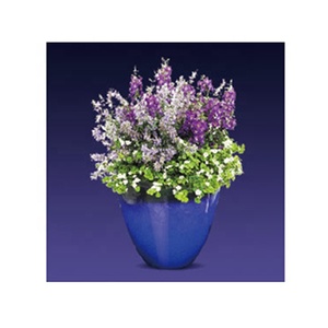 Pot de fleurs rond pour le jardin, poêle à œufs à effet glacé, 13 ", Patio, plante - Product Image 3