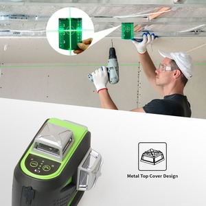 <span class=keywords><strong>HUEPAR</strong></span> <span class=keywords><strong>603CG</strong></span>-H avec étui de transport rigide Laser auto-nivelant Multi mode d'impulsion extérieure 3*360 alignement 12 lignes vert 3D Laser Leve - Product Image 4