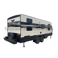Camping-car de luxe tout-terrain, capacité de couchage 3-4 personnes, type grand modèle, avec salle de bain, chambre, cuisine, double essieux, 4T