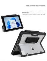 Convient pour Microsoft surface étui de protection Pro8 9 transparent TPU bottom case Pro7 tablet protective case GO 3