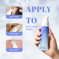 Tube souple en plastique pour emballage de soins de la peau 100 ml, tube Gua Sha pour crème et sérum pour le cou avec tête de massage en céramique