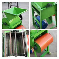 Machine à décortiquer les graines de ricin à moteur diesel ou à moteur