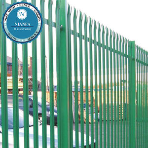 Clôture en métal pour maison de haute qualité, revêtement en PVC noir, 6 pieds, clôture de jardin fantaisie, sécurité, palissade, piquet, clôture en fer forgé, vente en gros - Product Image 4