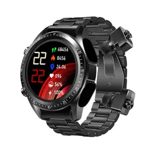 Akıllı saat Jm03 Bluetooth kulaklık kulaklık Tws iki In One Hifi Stereo kablosuz spor müzik oyun Smartwatch moda