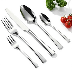 Ensemble de couverts en acier inoxydable 304 poli miroir, cuillère à long manche, vaisselle pour dîner, café, thé, pour la maison, le restaurant et les fêtes - Product Image 4