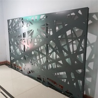 Écrans décoratifs en aluminium pour l'extérieur, 1 pièce, panneaux de découpe laser