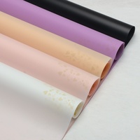 Papier d'emballage mat imperméable Corner Love pour bouquets de fleurs fraîches, vente en gros, style coréen