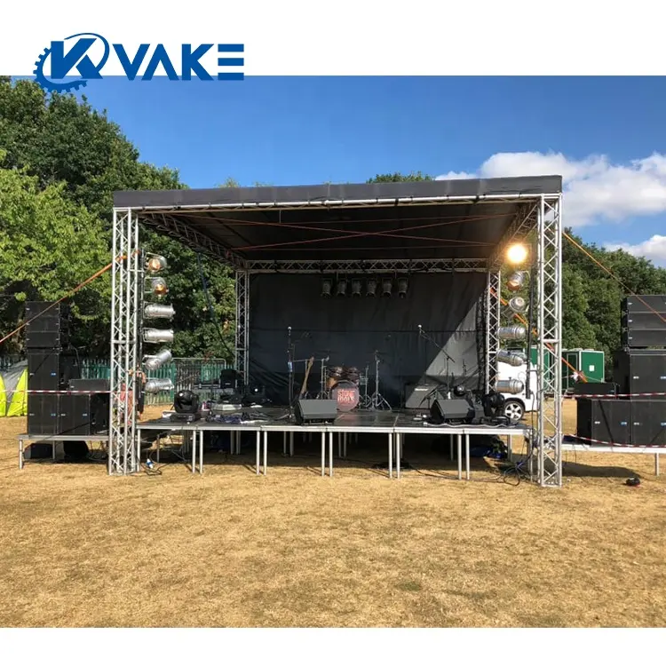 Fabriek Op Maat Verstelbare Hoge Aluminium Podiumverlichting Zuidelijke Aluminium Podium Voor Kruistocht