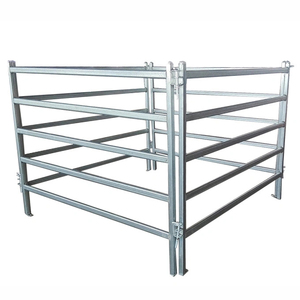 Panneau de clôture pour bétail galvanisé à chaud sur mesure 1,8*2,9m, argenté, antirouille, détachable, pour enclos à bétail - Product Image 2
