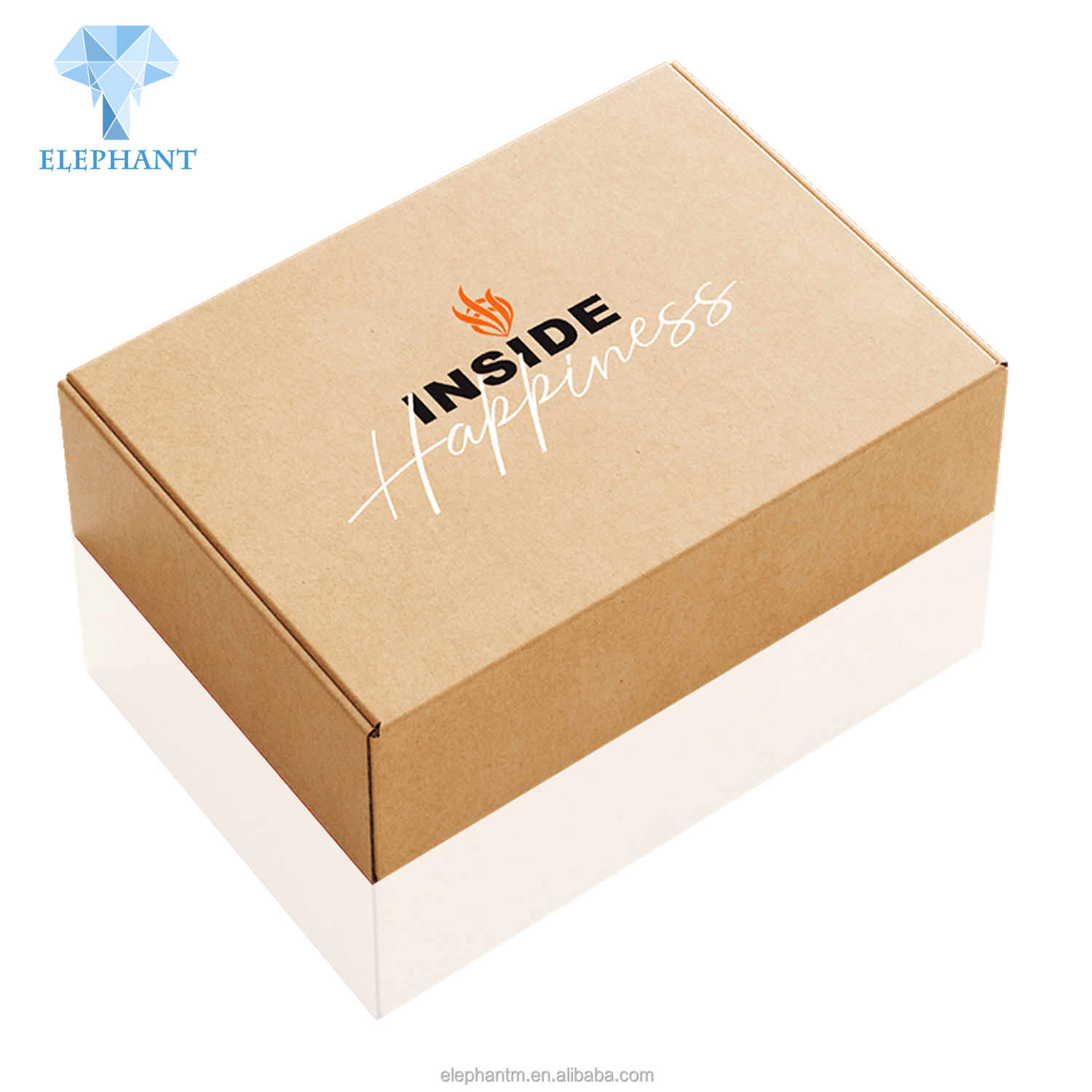 Custom Logo Gift Logo Printed Small Phone Case Packaging Kraft Cardboard Paper Box Packaging