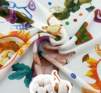 Tissu imprimé de haute qualité en polyester, coton, soie, velours, velours côtelé, drapé, peluche, gabardine, satin, nylon, viscose, pour robe