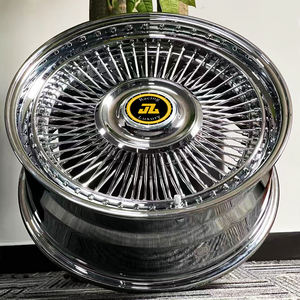 Cerchi a Raggi Knock Off da 7 Pollici Super Deep Dish per Auto d'Epoca, Lowrider, Vintage, Impala, Caprice, Cutlass, <span class=keywords><strong>Deville</strong></span> - Product Image 4