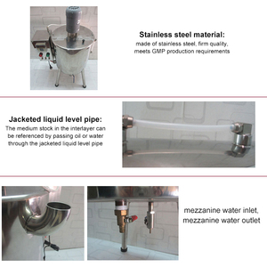 Semi-automatique agitation réservoir sauce confiture pâte chocolat miel crème cosmétique rouge à lèvres <span class=keywords><strong>vaseline</strong></span> cire de chauffage de mélange de remplissage machine - Product Image 3