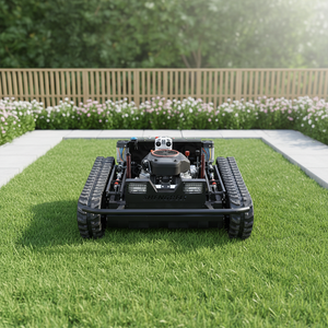 Tagliaerba Semovente Industriale a Benzina per Tutti gli Usi con Telecomando, Design Cingolato, Potenza 5000W - Product Image 2