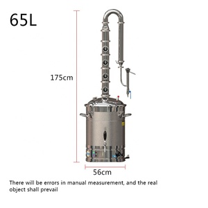 65L Plug-in Stainless Steel Distiller 4-layer Distillation Tower Distiller with Liquor <strong>Tester</strong> - Product Image 6