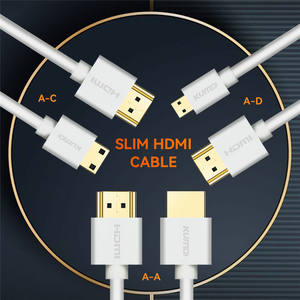 Super Mince Hdmi Au Câble Micro Hdmi Au-dessus de L'ethernet Soutien 3D Canal de Retour Audio - Product Image 3