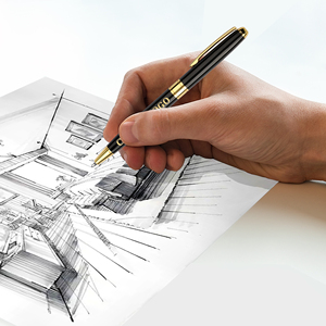 Tốt Nhất Bán Bằng Văn Bản Bút Refill Twist Bút Bi Với Biểu Tượng Tùy Chỉnh Vàng Bạc Cho Trường Kinh Doanh Sinh Viên - Product Image 3