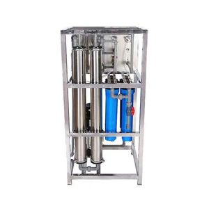 Système de traitement par osmose inverse pour puits profonds et eau du robinet 250 LPH, contrôlé par PLC, avec moteur et roulement, garantie 1 an - Product Image 1