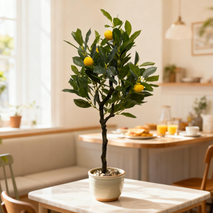 Árbol de Limón Artificial Miniatura de Plástico PE, Realista, de Alta Calidad, para Decoración de Bodas, Navidad, Hogar, Interiores y Exteriores - Product Image 1