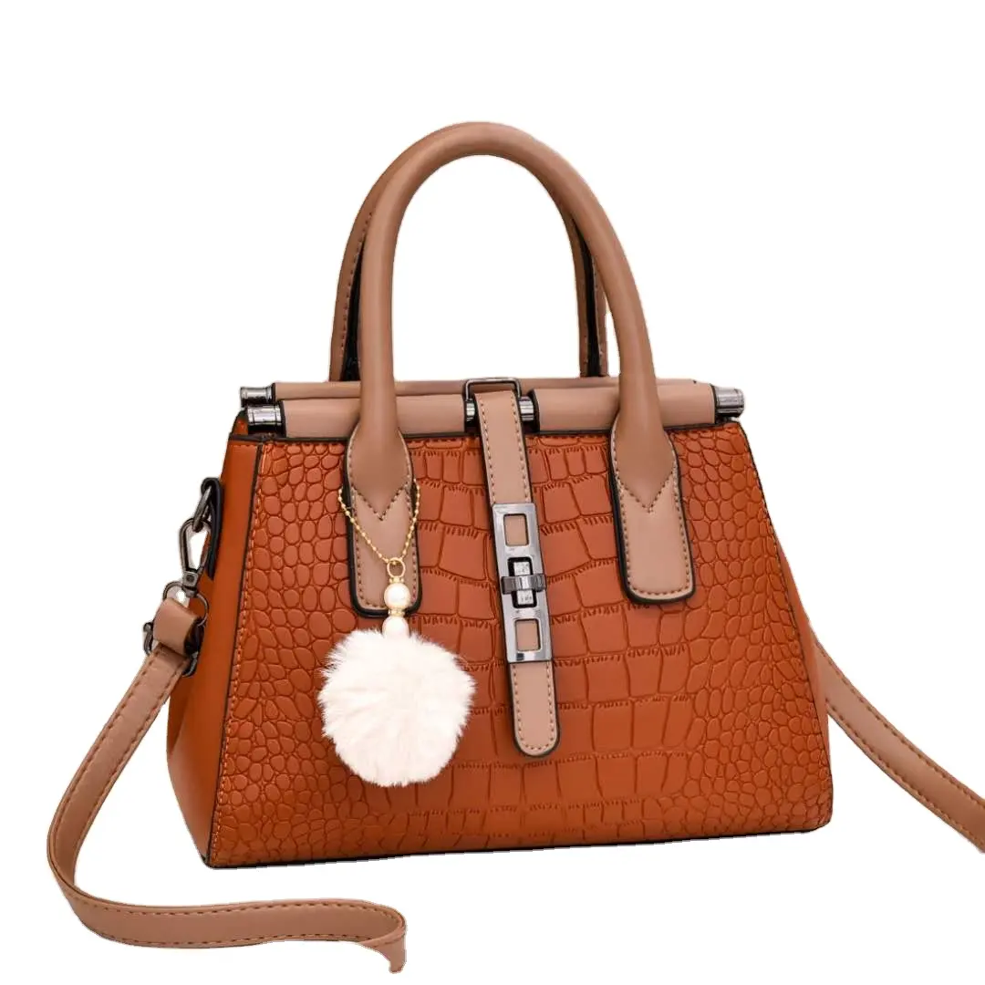 DL021 20 Fashion Crocodile Pattern Leather Bags Handbags For Women Luxury Ladies Shoulder Bag Women Handbags