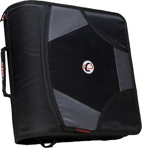 Classeur à fermeture éclair Case-it de qualité supérieure, 4 pouces, avec 3 anneaux en D et 5 onglets, rouge, D-186-RED - Product Image 5
