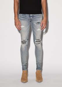Nouvel arrivage de jeans taille haute vintage coupe ajustée stylisé pour petit ami jeans bon marché en denim - Product Image 3