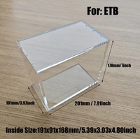 Boîte d'entraînement SSJ Elite (ETB) – Étui de protection magnétique en acrylique moderne et écologique de 5 mm avec caractéristiques recyclables