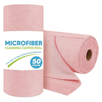 20 Blatt 30*30cm Küchen-Geschirrtücher Fusselfrei Wiederverwendbar Abreißbar Ultra Saugfähig Reinigungsmittel Mikrofaser-Reinigungstuch-Rolle