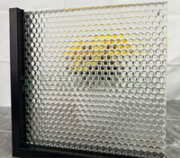Vidrio Ecológico PARTNER GLASS de 3mm-6mm, Duradero, Transparente, con Patrón de Diamantes, para Ventanas y Puertas de Cocina y Dormitorio