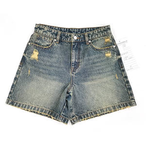 Pantalones cortos de moda informales de cintura media de estilo retro nuevo de verano al por mayor de China - Product Image 1