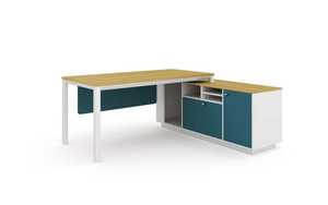 Çağdaş Modern ofis masası cabrio modüler & uzatılabilir ahşap tasarım yeni ofis kullanımı için ekonomik mobilya - Product Image 1