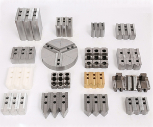 Mordazas blandas, Portabrocas potente de 8 pulgadas 60 grados, 90 grados, 120 grados dientes de Peine puntiagudos mandíbula suave - Product Image 1