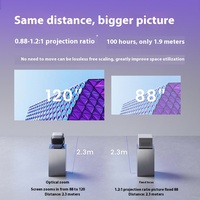 Projecteur de projection JMGO N3Pro, projecteur vidéo mini portable HiFi, projecteur de cinéma maison UHD 4K