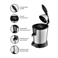 Z Juice Machine-Presse-agrumes électrique manuel en acier inoxydable-sépare la pulpe de citron et d'orange du jus-Appareil de cuisine