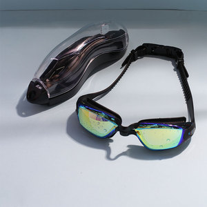 <span class=keywords><strong>Gafas</strong></span> de natación cómodas ajustables con protección UV profesional para adultos, hombres y mujeres, <span class=keywords><strong>gafas</strong></span> de buceo antivaho para nadar - Product Image 2