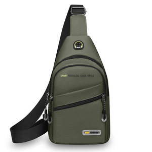 New Men's <b>Chest</b> Bag Casual Single-Shoulder Crossbody Student Sports Waterproof <b>Small</b> Backpack Outdoor Shoulder Bag - Product Image 2